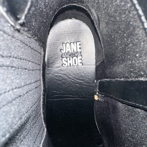 Snake Print Ankle Boots With Studded Straps & Buckles By Jane And The Shoe - Picture 5 of 11